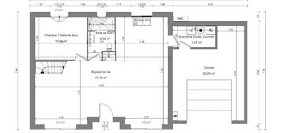 Programme terrain + maison à Carpiquet en Calvados (14) de 125 m² à vendre au prix de 305000€ - 3
