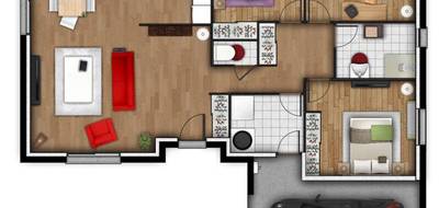 Programme terrain + maison à Beaubray en Eure (27) de 93 m² à vendre au prix de 204236€ - 3