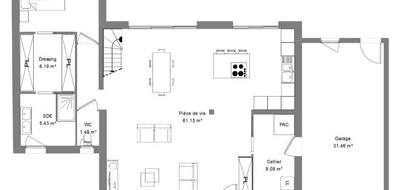 Programme terrain + maison à Châteauroux en Indre (36) de 160 m² à vendre au prix de 407830€ - 4