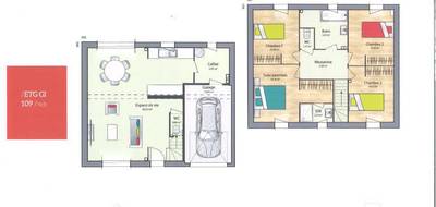 Programme terrain + maison à Brétigny-sur-Orge en Essonne (91) de 109 m² à vendre au prix de 418609€ - 4