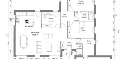 Programme terrain + maison à Lévignac en Haute-Garonne (31) de 130 m² à vendre au prix de 422680€ - 4