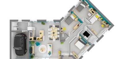 Programme terrain + maison à Cognat-Lyonne en Allier (03) de 103 m² à vendre au prix de 222400€ - 4