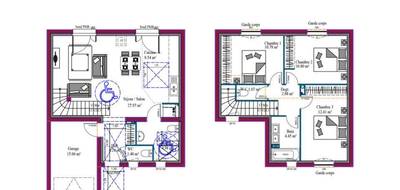 Programme terrain + maison à Sorges et Ligueux en Périgord en Dordogne (24) de 90 m² à vendre au prix de 227264€ - 3