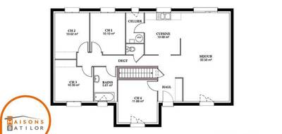 Programme terrain + maison à Évans en Jura (39) de 112 m² à vendre au prix de 234340€ - 4