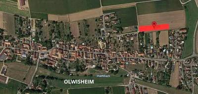 Terrain seul à Olwisheim en Bas-Rhin (67) de 502 m² à vendre au prix de 170510€ - 1