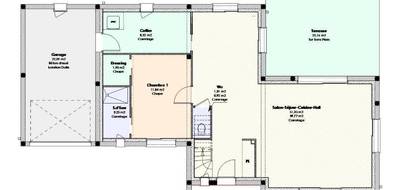 Programme terrain + maison à Ballan-Miré en Indre-et-Loire (37) de 123 m² à vendre au prix de 357550€ - 3