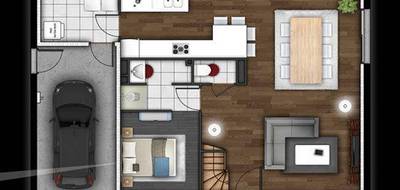 Programme terrain + maison à Saint-Aubin-d'Écrosville en Eure (27) de 112 m² à vendre au prix de 280800€ - 3