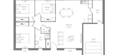 Programme terrain + maison à Langeais en Indre-et-Loire (37) de 80 m² à vendre au prix de 220000€ - 3