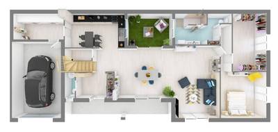 Programme terrain + maison à Parcé-sur-Sarthe en Sarthe (72) de 126 m² à vendre au prix de 324959€ - 4