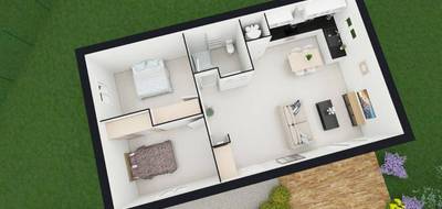 Programme terrain + maison à Volx en Alpes-de-Haute-Provence (04) de 59 m² à vendre au prix de 210600€ - 3