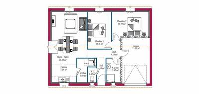 Programme terrain + maison à Écoyeux en Charente-Maritime (17) de 63 m² à vendre au prix de 148741€ - 4