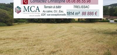 Terrain seul à Trélissac en Dordogne (24) de 1814 m² à vendre au prix de 88886€ - 4