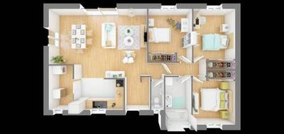 Programme terrain + maison à Bergerac en Dordogne (24) de 87 m² à vendre au prix de 195160€ - 4