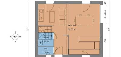 Programme terrain + maison à Blainville-sur-Orne en Calvados (14) de 80 m² à vendre au prix de 222500€ - 4