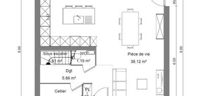 Programme terrain + maison à Bertry en Nord (59) de 100 m² à vendre au prix de 208000€ - 4