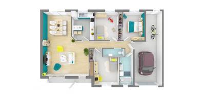 Programme terrain + maison à Avord en Cher (18) de 100 m² à vendre au prix de 172751€ - 4