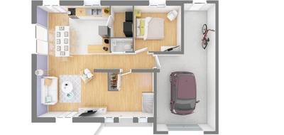 Programme terrain + maison à Harfleur en Seine-Maritime (76) de 97 m² à vendre au prix de 287988€ - 4
