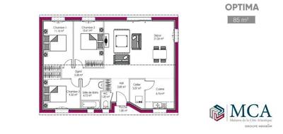 Programme terrain + maison à Pont-l'Abbé-d'Arnoult en Charente-Maritime (17) de 85 m² à vendre au prix de 206996€ - 2