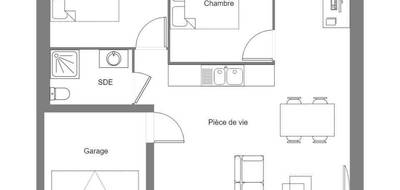 Programme terrain + maison à Merlevenez en Morbihan (56) de 60 m² à vendre au prix de 262000€ - 4
