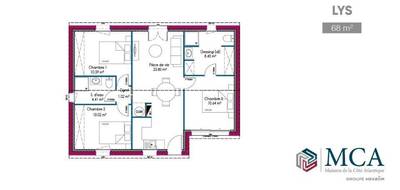 Programme terrain + maison à Loubens en Gironde (33) de 66 m² à vendre au prix de 158260€ - 4