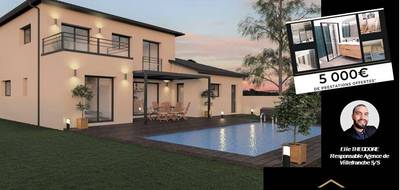 Programme terrain + maison à Misérieux en Ain (01) de 126 m² à vendre au prix de 422000€ - 1