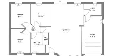 Programme terrain + maison à Mouleydier en Dordogne (24) de 84 m² à vendre au prix de 172000€ - 4