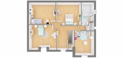 Programme terrain + maison à Uriménil en Vosges (88) de 122 m² à vendre au prix de 252400€ - 4