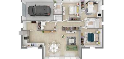 Programme terrain + maison à Chézy en Allier (03) de 106 m² à vendre au prix de 220110€ - 4
