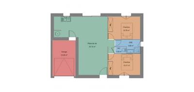 Programme terrain + maison à Lorient en Morbihan (56) de 59 m² à vendre au prix de 337700€ - 4