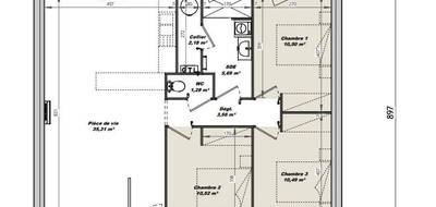 Programme terrain + maison à Saint-Brevin-les-Pins en Loire-Atlantique (44) de 75 m² à vendre au prix de 309140€ - 3