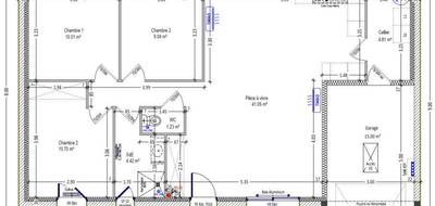 Programme terrain + maison à Levroux en Indre (36) de 85 m² à vendre au prix de 178600€ - 4