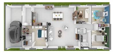 Programme terrain + maison à Châteauroux en Indre (36) de 118 m² à vendre au prix de 285620€ - 2