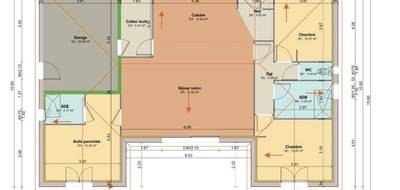 Programme terrain + maison à Châteauroux en Indre (36) de 106 m² à vendre au prix de 279000€ - 3