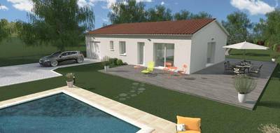 Programme terrain + maison à Champdieu en Loire (42) de 80 m² à vendre au prix de 267000€ - 1