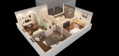 Programme terrain + maison à Retzwiller en Haut-Rhin (68) de 130 m² à vendre au prix de 339000€ - 4