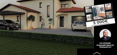 Programme terrain + maison à Brindas en Rhône (69) de 135 m² à vendre au prix de 598000€ - 1