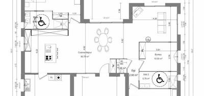 Programme terrain + maison à Port-en-Bessin-Huppain en Calvados (14) de 125 m² à vendre au prix de 359000€ - 4