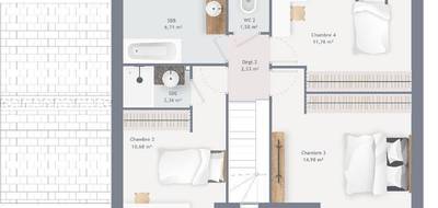 Programme terrain + maison à Carvin en Pas-de-Calais (62) de 100 m² à vendre au prix de 269000€ - 4