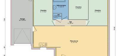Programme terrain + maison à Saint-Pierre-lès-Elbeuf en Seine-Maritime (76) de 90 m² à vendre au prix de 238900€ - 2