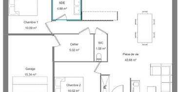 Programme terrain + maison à Noirmoutier-en-l'Île en Vendée (85) de 82 m² à vendre au prix de 515000€ - 4