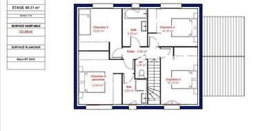 Programme terrain + maison à Bruyères-le-Châtel en Essonne (91) de 121 m² à vendre au prix de 365600€ - 4