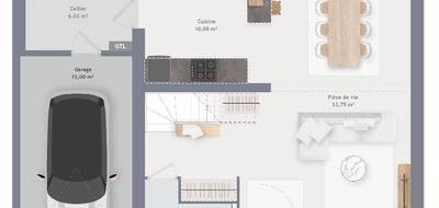 Programme terrain + maison à Berneuil-en-Bray en Oise (60) de 90 m² à vendre au prix de 244000€ - 4