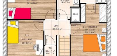 Programme terrain + maison à Cernusson en Maine-et-Loire (49) de 98 m² à vendre au prix de 249800€ - 4