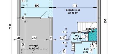 Programme terrain + maison à Lagny-sur-Marne en Seine-et-Marne (77) de 83 m² à vendre au prix de 377000€ - 4