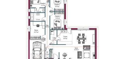 Programme terrain + maison à Nabirat en Dordogne (24) de 119 m² à vendre au prix de 233427€ - 3