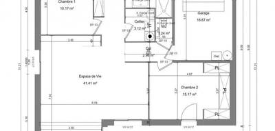 Programme terrain + maison à Carpiquet en Calvados (14) de 80 m² à vendre au prix de 237000€ - 2