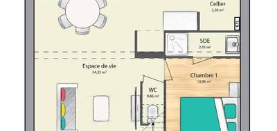 Programme terrain + maison à Angerville en Essonne (91) de 102 m² à vendre au prix de 235000€ - 4