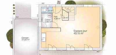 Programme terrain + maison à Saint-Aunès en Hérault (34) de 110 m² à vendre au prix de 453700€ - 4