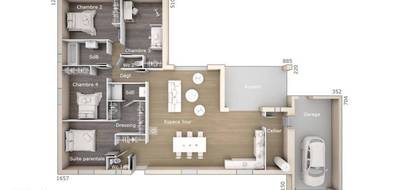 Programme terrain + maison à Montaud en Hérault (34) de 130 m² à vendre au prix de 461000€ - 4