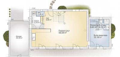 Programme terrain + maison à Frontignan en Hérault (34) de 140 m² à vendre au prix de 642000€ - 4